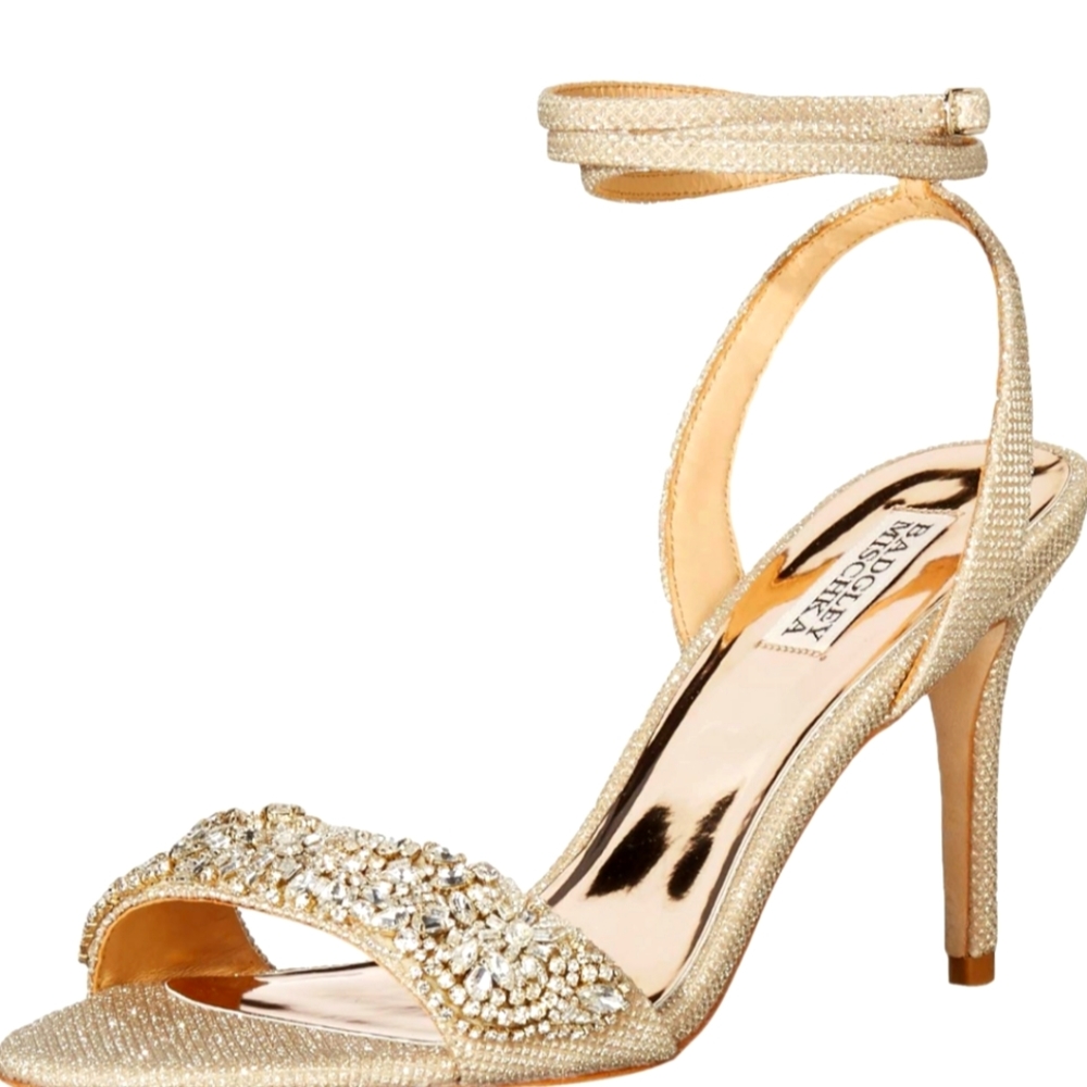 Badgley Mischka Embellished Heeled Sandal